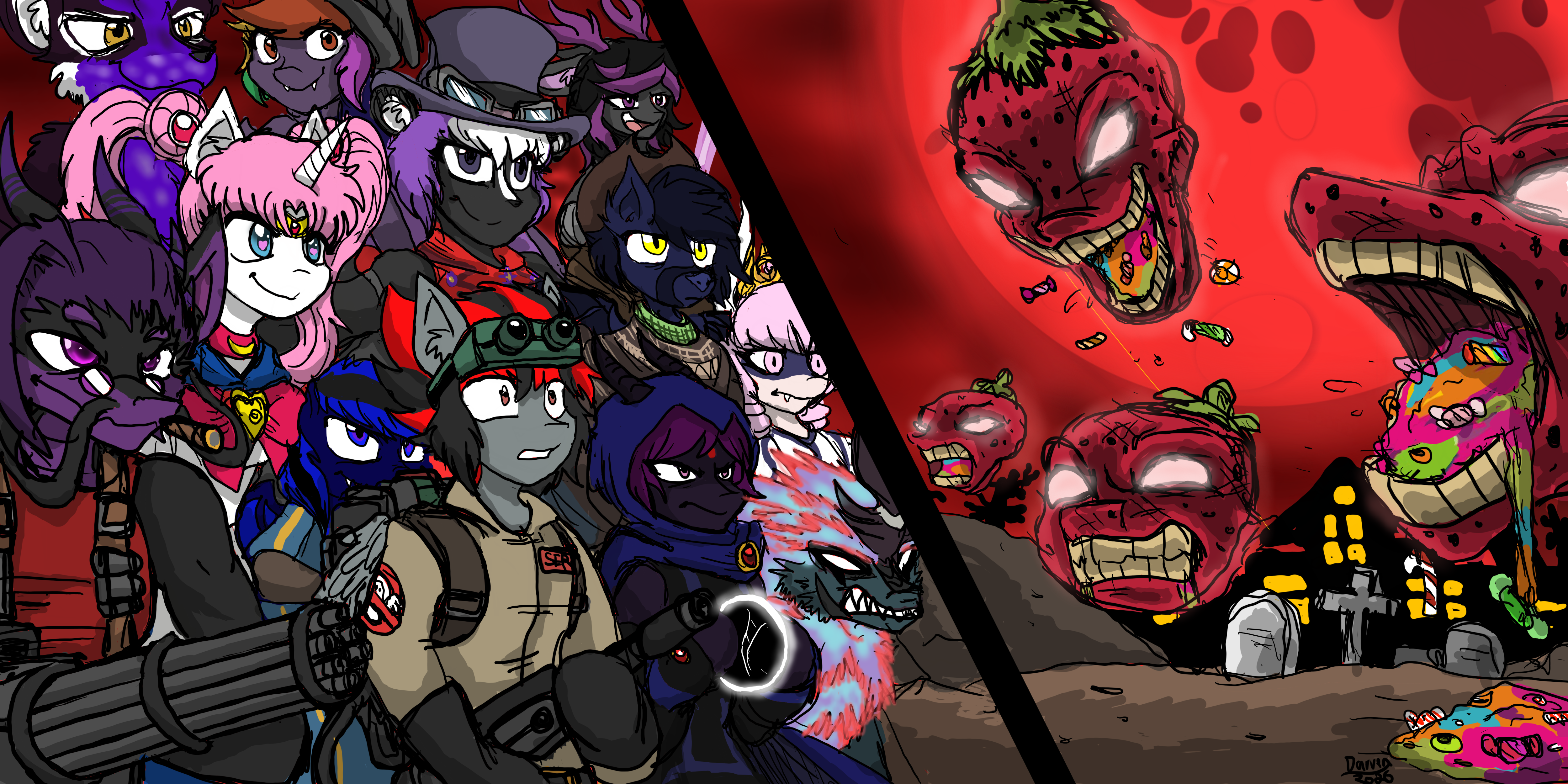 Neighberry proudly presents! Nightmare Night 2020: Candy Hunt “Night of the Freaky Fruit!”